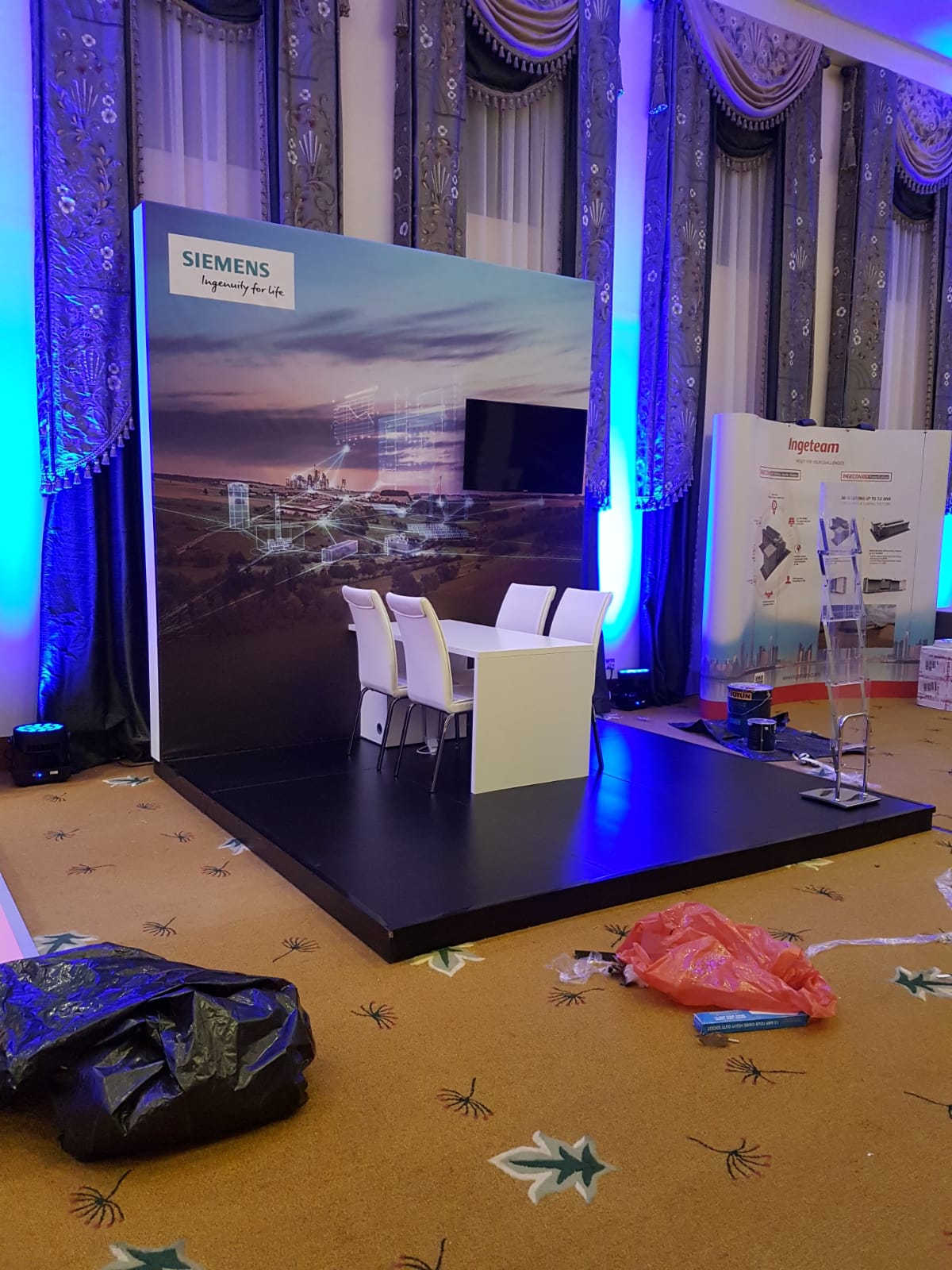Illuminated event booth fabrication project